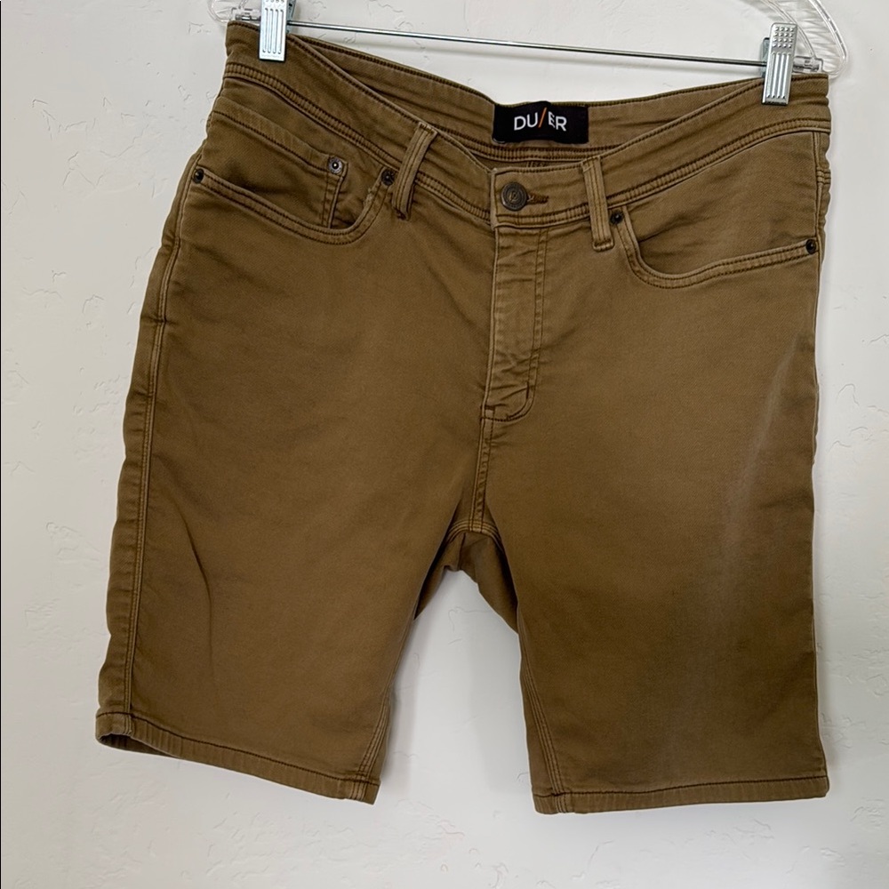 DUER No Sweat Men's Dark Tan Shorts